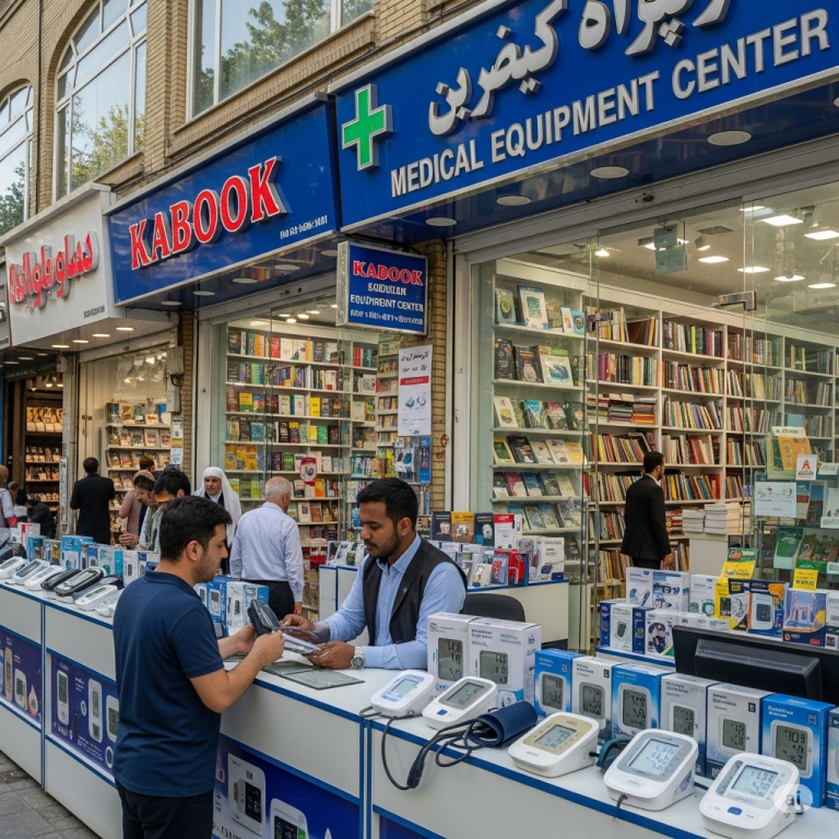 فروشگاه کابوک مشهد مرکز تجهیزات پزشکی و خرید فشار سنج در مشهد هنرستان